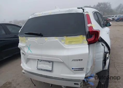 2020 Honda Cr-V Hybrid Touring из США, поврежденный, VIN 7FART6H95LE018508